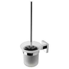 Rimini Glass Toilet Brush and Holder